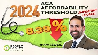 IRS 2024 ACA Affordability Threshold Announcement [upl. by Berri]