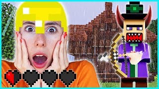 Cadı Evi Bulduk Minecraft Hayatta Kalma Bölüm 2 Oyun Kent [upl. by Esiouqrut]