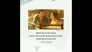 Sanam Teri Kasam Lyrics Status  Ankit Tiwari  shorts [upl. by Namsu]