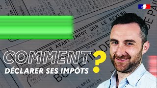 Première déclaration dimpôt  comment faire   Tutoriel 2024 [upl. by Ardeen]