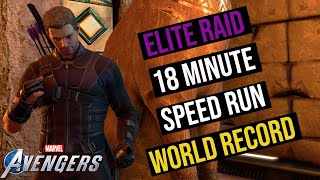 Marvels Avengers  Elite Discordant Sound Raid 20 World Fastest Speed Run  18 Mins [upl. by Ihsar]