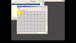 810 Tafels bewerken op touchscreenkassa DEMO SharpMplusKassanl [upl. by Soinotna]
