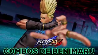 Combos de Benimaru  KOF XV [upl. by Sihunn]