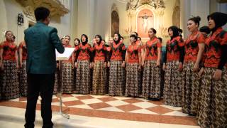 Davids Lamentation Joshua Shank Diponegoro University Choir [upl. by Oirtemed]