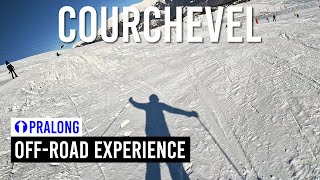 Offroad experience on blue piste Pralong in Courchevel Les 3 Vallées Subtitles [upl. by Esinrahc]