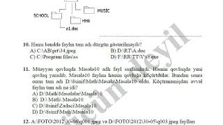 informatika 8 ksq 4 cavabları şərhdə [upl. by Ellenid]