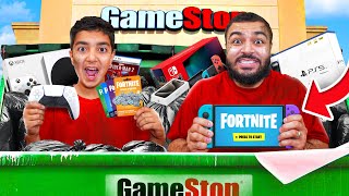 We Found VBUCKS JACKPOT While Dumpster Diving At GAMESTOP And Played Fortnite [upl. by Smalley631]