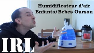 IRL Humidificateur dAir EnfantsBébés Ourson Bleu [upl. by Aribold]