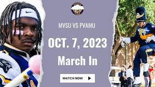 March In  MVSU PVAMU Marching Storm  2023 [upl. by Euqenimod]