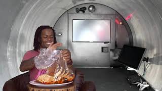 MUKBANG EATING on the TITAN SUBMARINE ATL CHATLINE [upl. by Matrona]