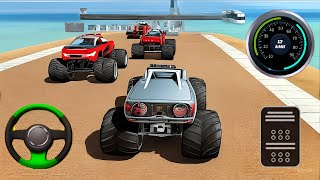 Monster Truck Mega Ramp Impossible Stunts  Monster Car Stunt Car Racing Game  Android Gameplay [upl. by Nissensohn]