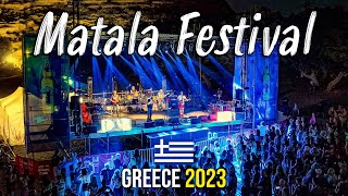 Matala Festival 2023 highlights Crete Greece Kreta 2023 [upl. by Convery40]