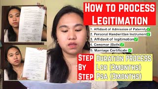 How to correct your PSA Birth Certificate  Joint Affidavit of Legitimation [upl. by Attirb]