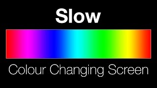 Slow colour changing screen  Lighting effect [upl. by Aneliram84]