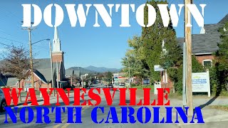 Waynesville  North Carolina  4K Downtown Drive [upl. by Uah]