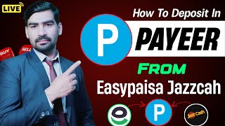 How To Deposit In PAYEER From Easypaisa Jazzcah  Earn With Ms [upl. by Ogg]