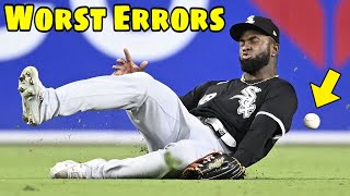 MLB  Worst Errors September 2024 p2 [upl. by Ardnauq]