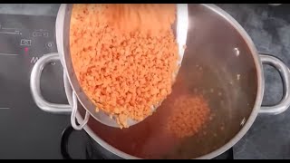 lentilles corail cuisiné à ma façon 👌😋  بالعربية و الفرنسية [upl. by Naujed]