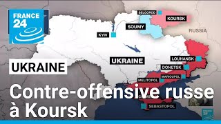 Contreoffensive russe à Koursk  Moscou dit avoir repris 10 localités aux Ukrainiens [upl. by Boycey]