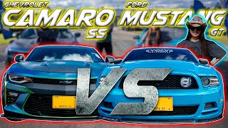 Camaro VS Mustang de Camila Aguilera CUAL ES MEJOR Drag Race [upl. by Caria225]