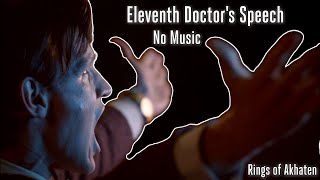 Doctor Who  The Rings of Akhaten  The Eleventh Doctors Speech  No Music [upl. by Ed]