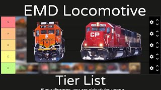 EMD locomotive tier list [upl. by Trammel149]