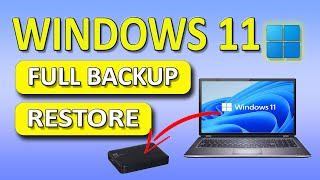 Create Windows 11 FULL BACK UP to External Drive amp RESTORE 2024 [upl. by Southworth]