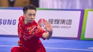 Wu Zhaohua wins 1st place changquan  14th All China Games  Wushu Taolu [upl. by Starks]