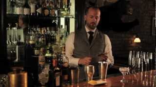 How to Strain a Cocktail with a Hawthorne Strainer  Speakeasy Cocktails [upl. by Dorweiler]