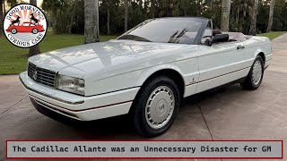 The Cadillac Allante is a Fascinating Car and an Unnecessary Catastrophe for GM [upl. by Legyn]