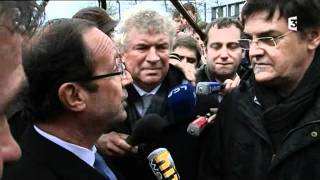 François Hollande à Brest 30 janvier 2012 [upl. by Schweitzer227]