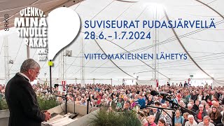 Suviseurat Pudasjärvellä 2024 lauantai 296 viittomakielen lähetys [upl. by Filmore]