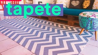 DIY  TAPETE CHEVRON [upl. by Resarf]