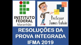 RESOLUÇÃO DE QUESTÕES IFMA 2019  QUESTÃO 40 [upl. by Notterb475]