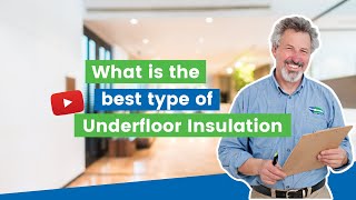 What is the best type of underfloor insulation  by ecoMaster [upl. by Avelin]