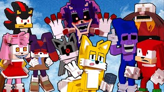 quotFor Hirequot but everyone Sings it  Dorkly Sonic x Friday Night Funkin Minecraft Animation FNF [upl. by Livia]