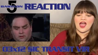 Babylon 5  3x12 “Sic Transit Vir” Reaction [upl. by Narf]