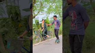 skating girl cycle reaction india tigerskater shortvideo shorts [upl. by Ssilb]