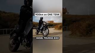 Diesel touring motorcycle with range about 900km on ONE TANK [upl. by Zurek]