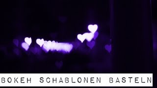 DIY BOKEH SCHABLONEN BASTEL TUTORIAL MIT DEN SPACE FROGS [upl. by Oderfliw465]