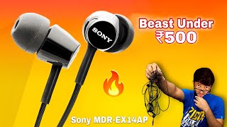 Best Earphones Under 500  Sony Wired Earphones Unboxing amp Review [upl. by Meedan]