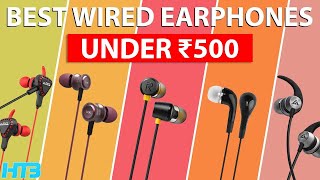 Top 5 Best Wired Earphones Under 500 in 2024 🔊 Best Earphones Under 500 in India 2024 [upl. by Sacram]