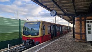 Mitfahrt in der S2 von Blankenfelde bis Berlin Marienfelde in der BR 481 Mod 4539 [upl. by Karyn206]