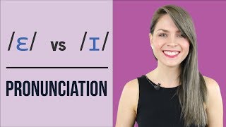 ɛ vs ɪ  Learn English Pronunciation  Minimal Pairs Practice [upl. by Treblig]