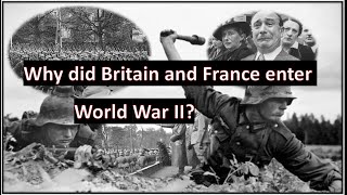 Why did Britain and France enter World War II Fall of France 1940 Battle of France History MCQs [upl. by Laeno]