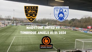 NEW YEARS DAY MISERY  Maidstone United 20 Tonbridge Angels 01012024 [upl. by Ttemme966]