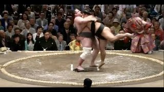 Tochinoshin vs Shohozan  Hatsu Basho 2018 Day 1 [upl. by Schechinger]