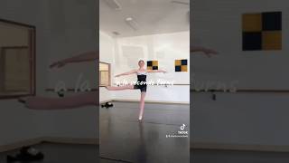 HOW TO DO A LA SECONDE TURNS ballet pointeshoes ballerina turns pirouette [upl. by Bearnard]