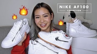 NIKE AF100 COLLECTION  CLOSER LOOK  REVIEW [upl. by Gonyea]