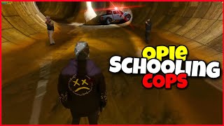 Opie Schooling Cops amp Frenchman in Redline GTA 5 RP [upl. by Teloiv]